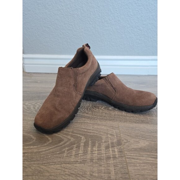 Bearpaw Max womans brown suede slip on‎ sz 8 - Picture 6 of 6
